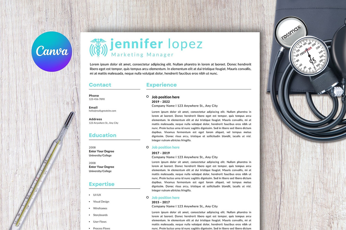 registered nurse resume template, a Resume Template by iloveTemplate (Photo 1 of 3)