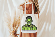 Camo Monster Halloween Sublimation, an Illustration by DreamCafeArt (Thumbnail 4 of 6)
