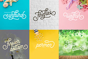 Freeday Script & Sans Font, a Script Font by Aktab Studio (Thumbnail 6 of 15)