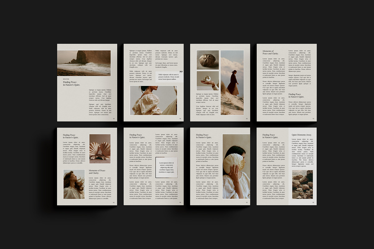 Editorial Ebook Templates for Canva, a Magazine Template by Wildnun Studio (Photo 7 of 18)