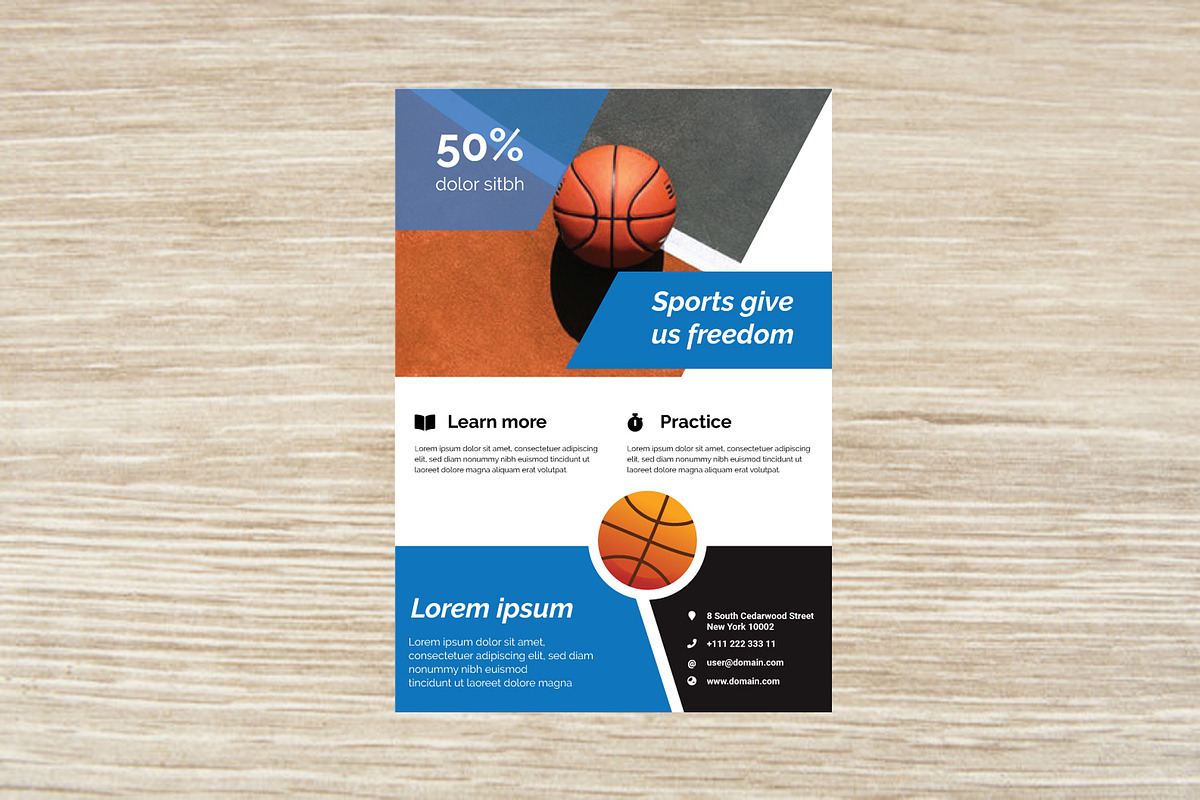Sports Flyer, a Flyer Template by PenciGraphics (Photo 2 of 2)