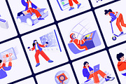 Technology Illustration Art Set, a Technology Illustration by Creative Stall (Thumbnail 6 of 9)
