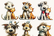 Quirky Dog and Cat Friendship, an Animal Illustration by Design Scotch (Thumbnail 8 of 9)