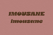 Imousane Typeface, a Handwritten Font by Bone Idle Goods (Thumbnail 1 of 3)