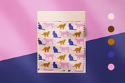 Flat Cat Modern Patterns, a Pattern Graphic by Tiger and Flower (Thumbnail 14 of 21)