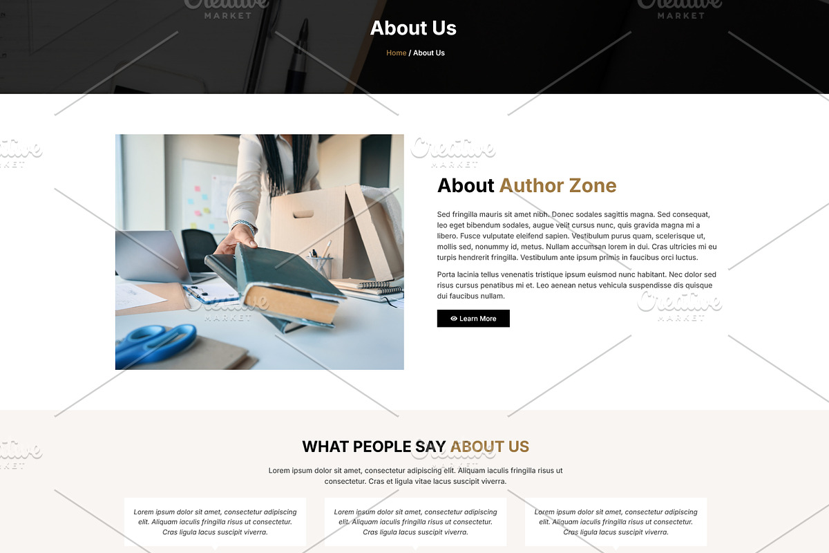Stationery & Book Store Elementor, a WordPress Template by HasnainDEV (Photo 2 of 5)