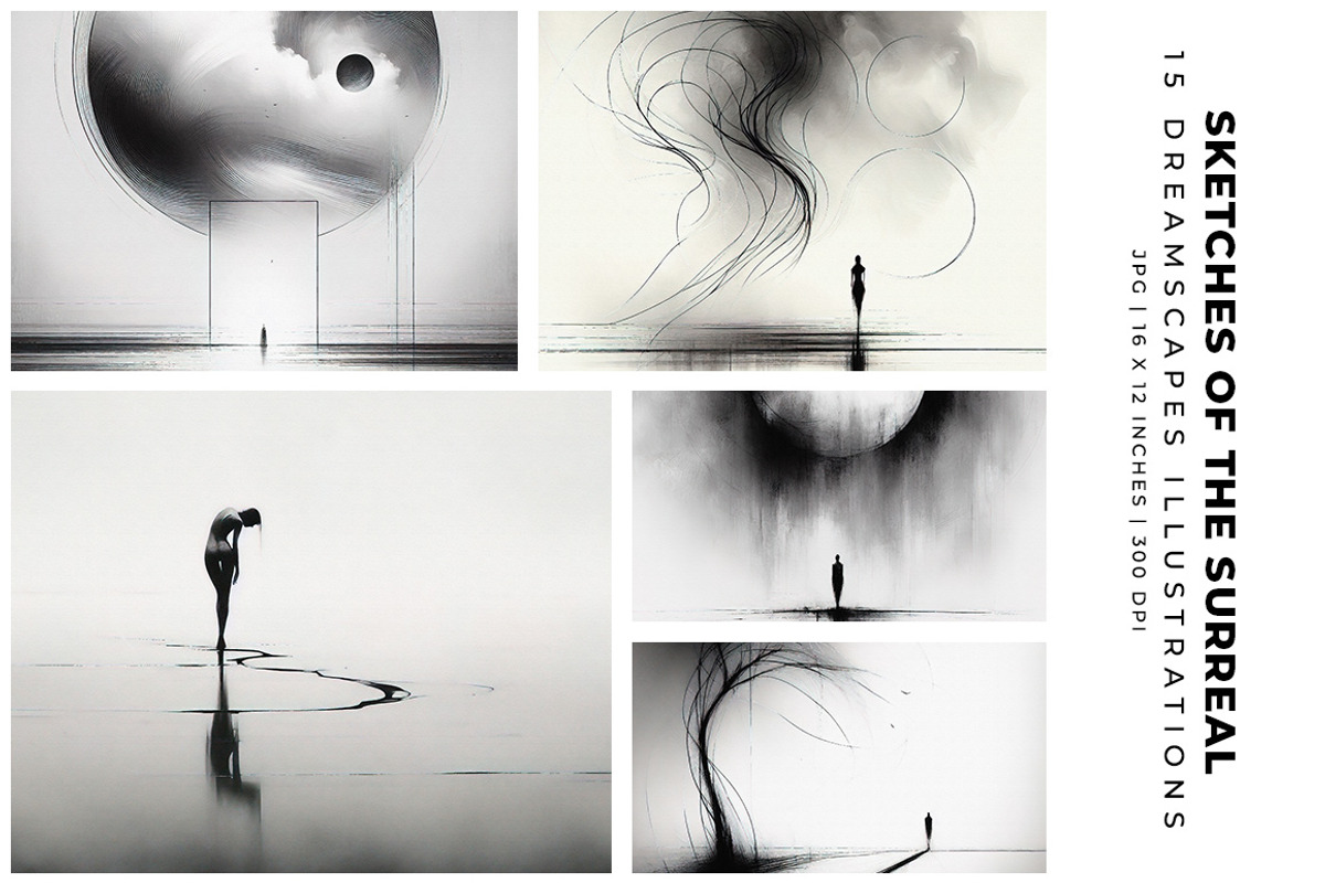 Sketches of the Surreal, a Decorative Illustration by Digital Art Creations (Photo 2 of 7)
