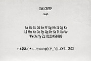 Ink Creep - Ink Bleed Font Family, a Slab Serif Font by Mneme (Thumbnail 8 of 10)