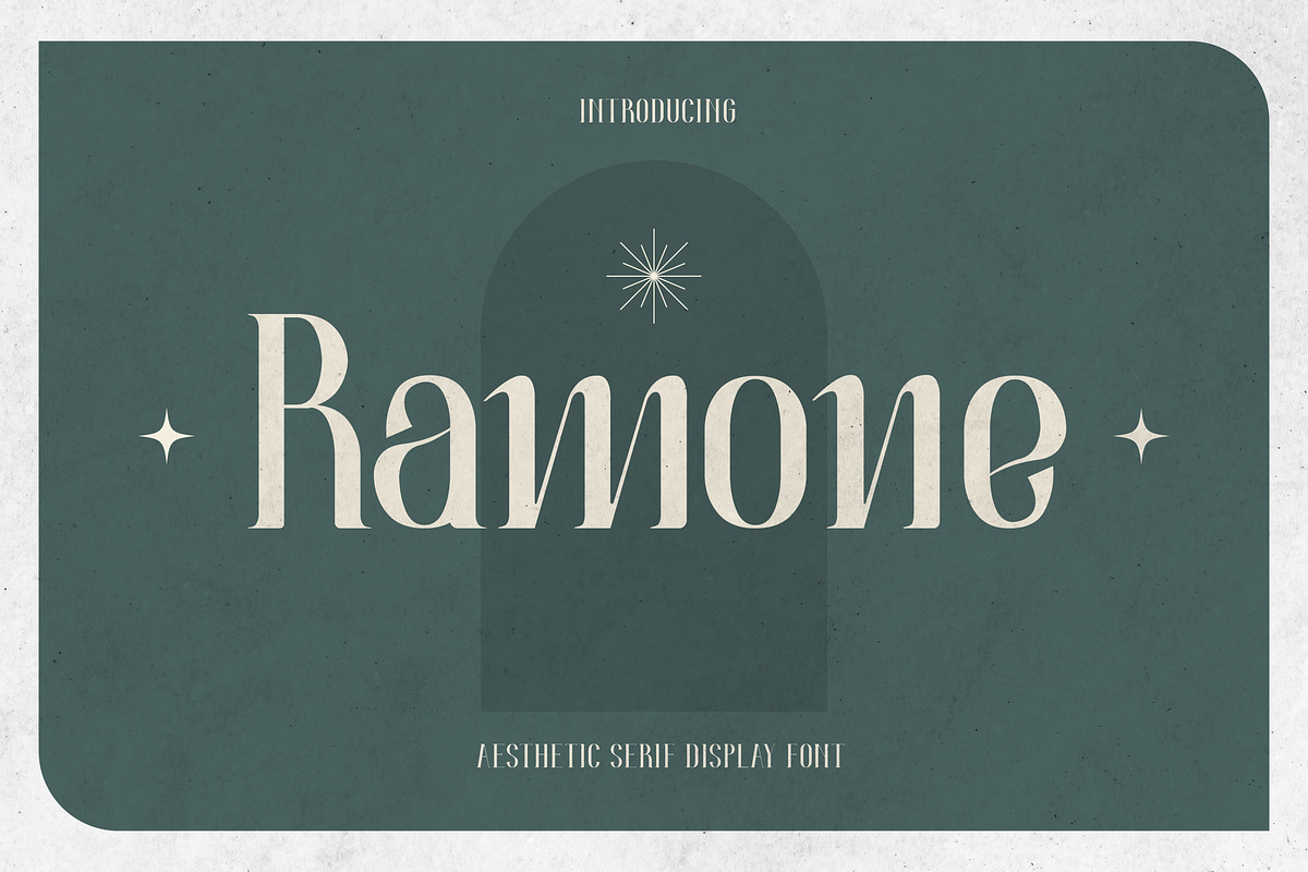 Ramone Aesthetic Serif Font, a Serif Font by Neermana (Photo 1 of 5)