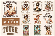 Vintage Mothers Day Funny Mama Bundl, a Product Mockup by Design Station (Thumbnail 1 of 10)