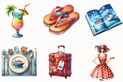 Cruise Adventure Summer Clipart, an Illustration by OK Design (Thumbnail 4 of 5)