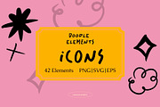 Doodle Elements & Scribble Lines, an Object Graphic by Create with Tabi (Thumbnail 7 of 7)