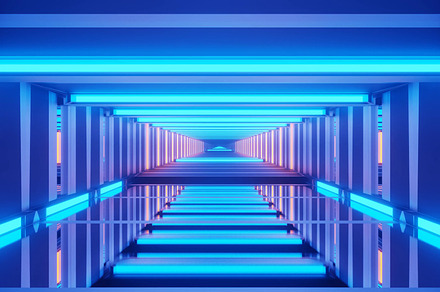 Illuminating Rectangular Reflecting, an Abstract Photo by hakuluart