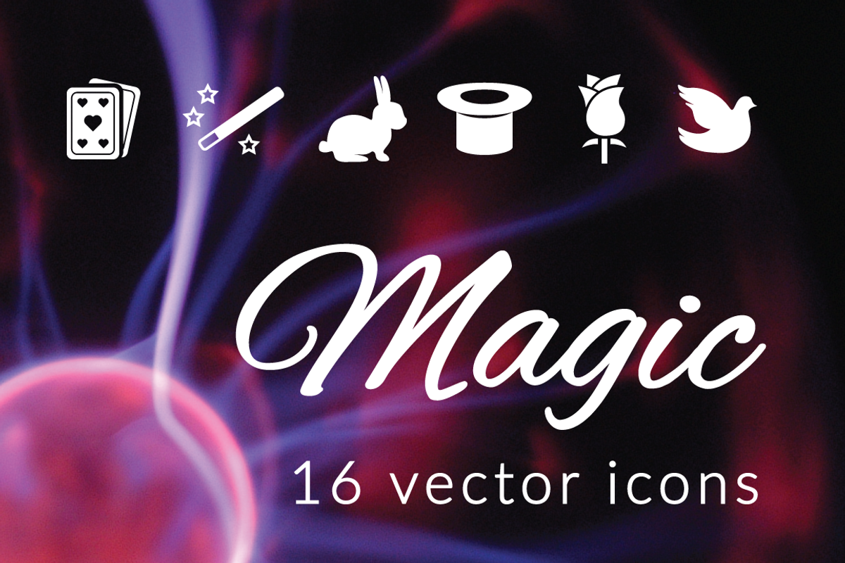 MAGICIAN - vector icons, an Icon by marusdesign