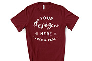 Male Bella Canvas 3001 Mockup Bundle, a Shirt Mockup by lock and page (Thumbnail 9 of 60)