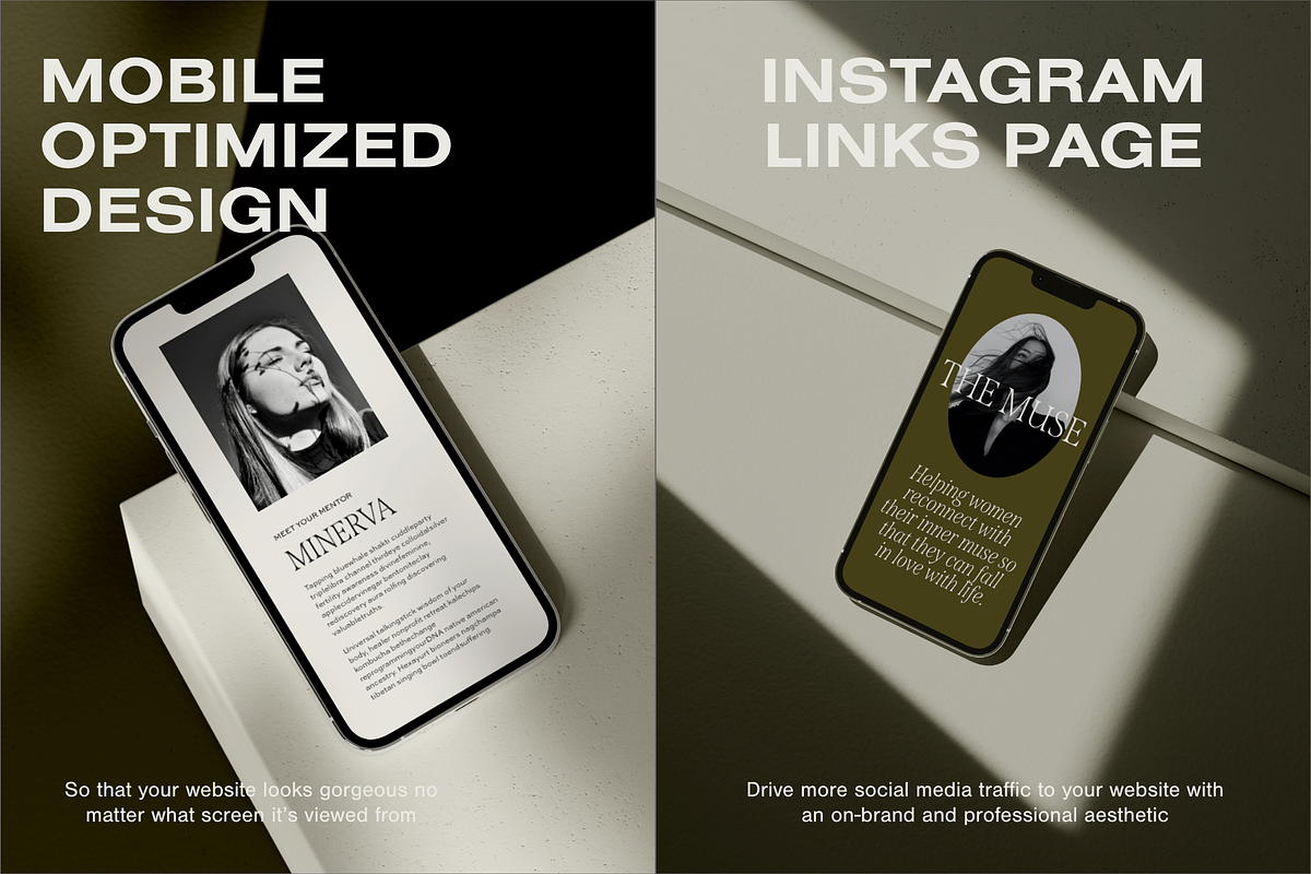Luxury Squarespace Website Template preview 3