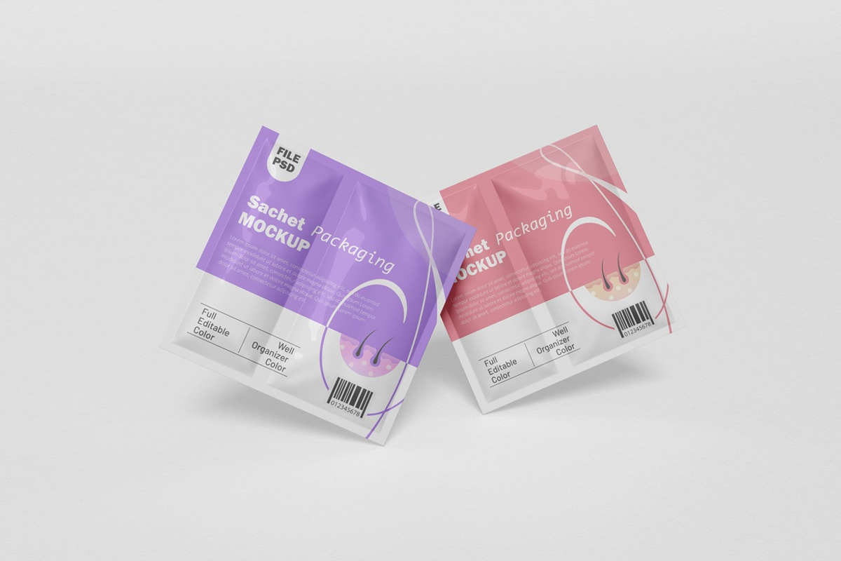 Sachet Packaging Mockup, a Packaging Mockup by Graphic Deal (Photo 5 of 7)