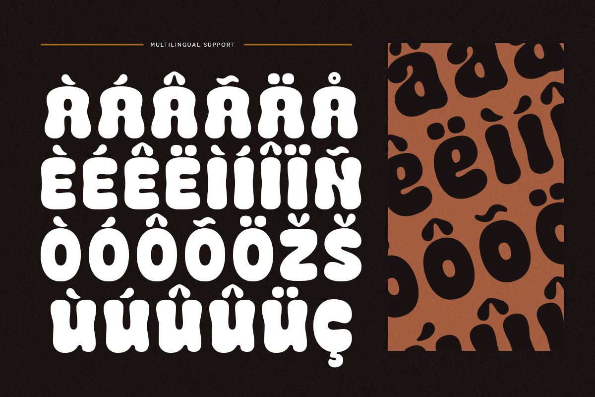 Phoria | Groovy Display, a Sans Serif Font by Pentagonistudio (Photo 10 of 10)