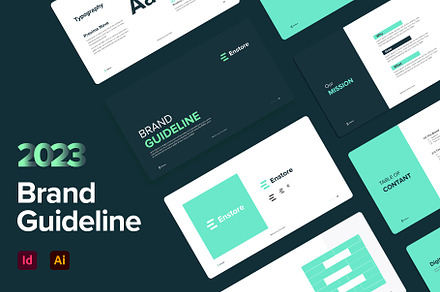Brand Guidelines Template, a Templates & Theme by graphypix