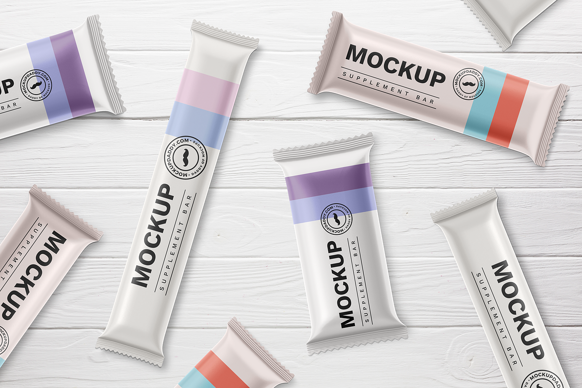 Supplement Protein Bar Mockup, a Print Template by Mockupdaddy (Photo 15 of 17)