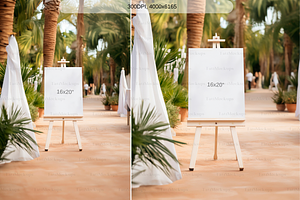 Wedding Ceremony Welcome Sign Mockup