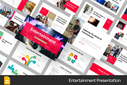 Entertainment Event GSlides, PPoint, a Presentation Template by Fit-tee (Thumbnail 1 of 2)
