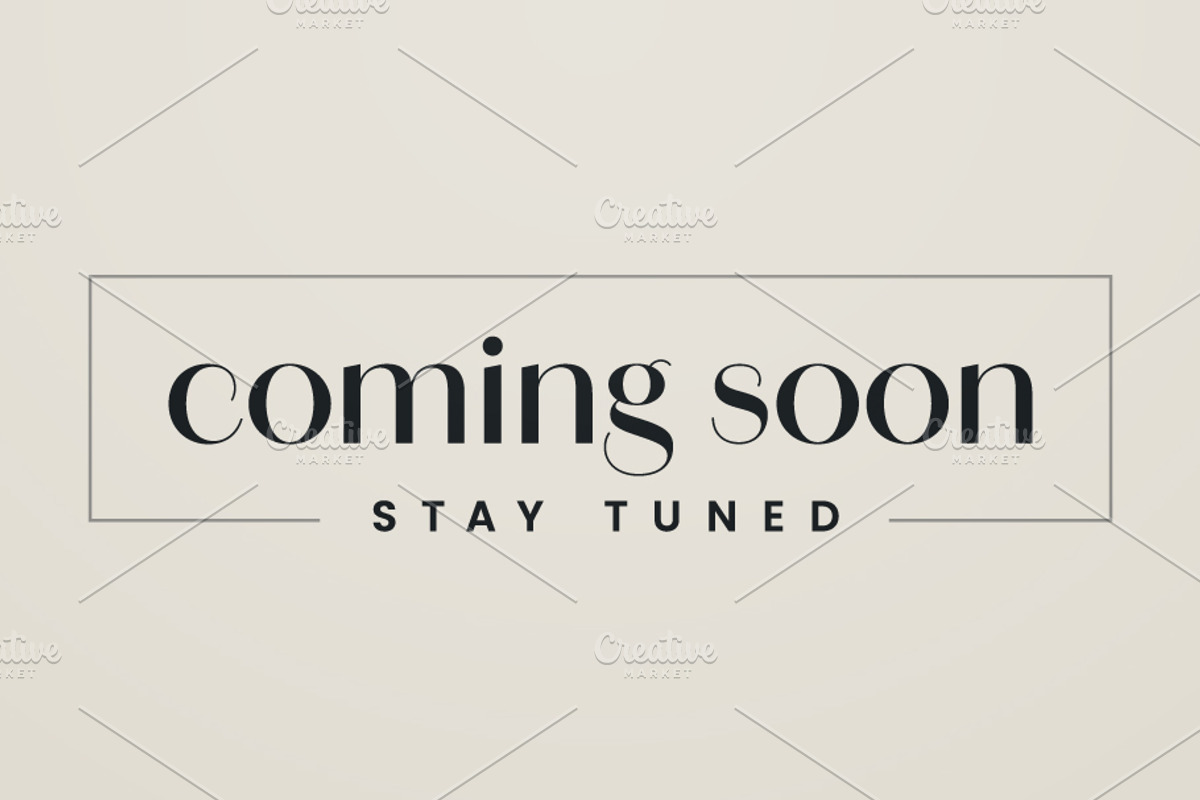 Clean And Minimal Coming Soon Sign, a Background Graphic by Black White Mouse Design (Photo 1 of 3)