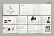 Book Title Layout Landscape Template, a Brochure Template by ArtisanaAura (Thumbnail 1 of 23)