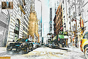 UrbaneXign - Mixed Watercolor Sketch, an Action Add-On by A R T M A R T (Thumbnail 10 of 11)