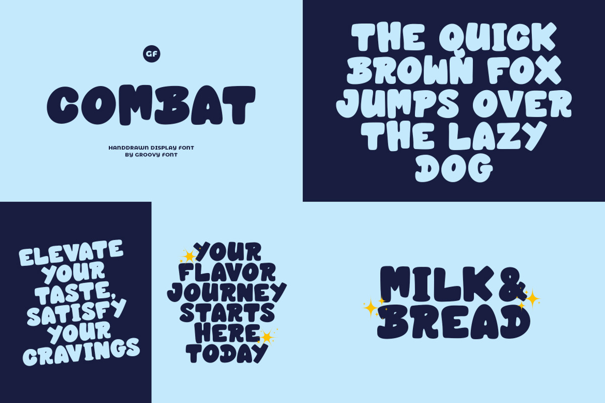 SALE! GROOVY RETRO - Font Bundle, a Sans Serif Font by GroovyFontCo (Photo 7 of 16)