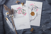 Sweet Flowers - watercolor set, an Illustration by Webvilla Studio (Thumbnail 2 of 8)