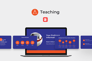 Teaching Education PowerPoint, a Presentation Template by slidequest