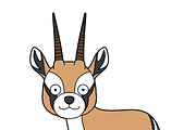 27x African Animals in cartoon style, an Animal Illustration by asantosg (Thumbnail 4 of 12)