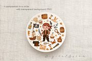 Pirate Party Clipart Set, a Wallpaper Graphic by DigitalDream (Thumbnail 9 of 9)