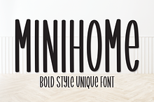 Minihome | Script Font