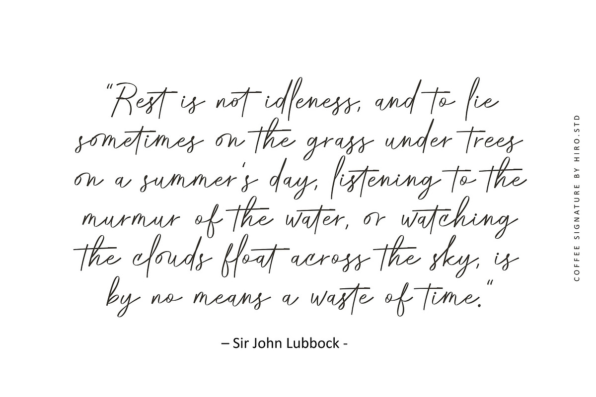 Coffee Signature - Handwritten Font, a Handwritten Font by HIRO.std (Photo 10 of 11)
