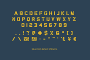 Sea Dog | Sports Display Font, a Font by Doug Houvener (Thumbnail 8 of 9)