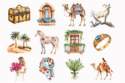 Watercolor Morocco Spirit Clipart, an Illustration by Design Market (Thumbnail 4 of 5)