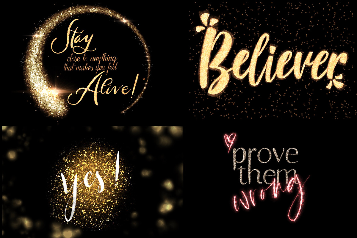 Procreate Glitter Brushes, a Brush Add-On by Elenbushe (Photo 3 of 12)