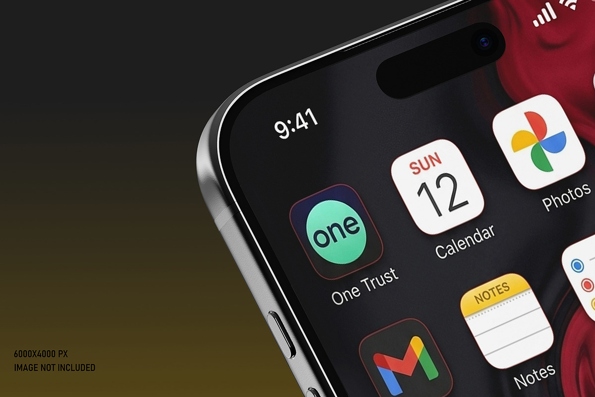 iPhone 17 Pro Max Close-up Mockup, an iPhone Mockup by pixelmock (Photo 9 of 22)