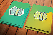 Retro Business Card, a Business Card Template by Crazyleaf (Thumbnail 4 of 4)