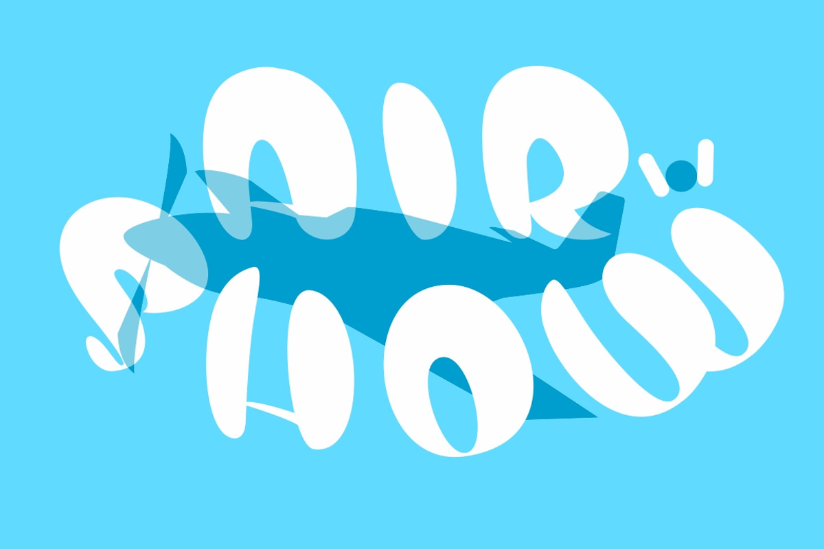 airshow font preview 2