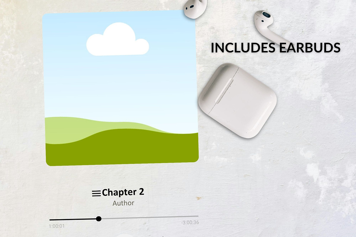 Audiobook Mockups Templates Book, a Books & Magazine Mockup by GraphiCarola (Photo 6 of 7)