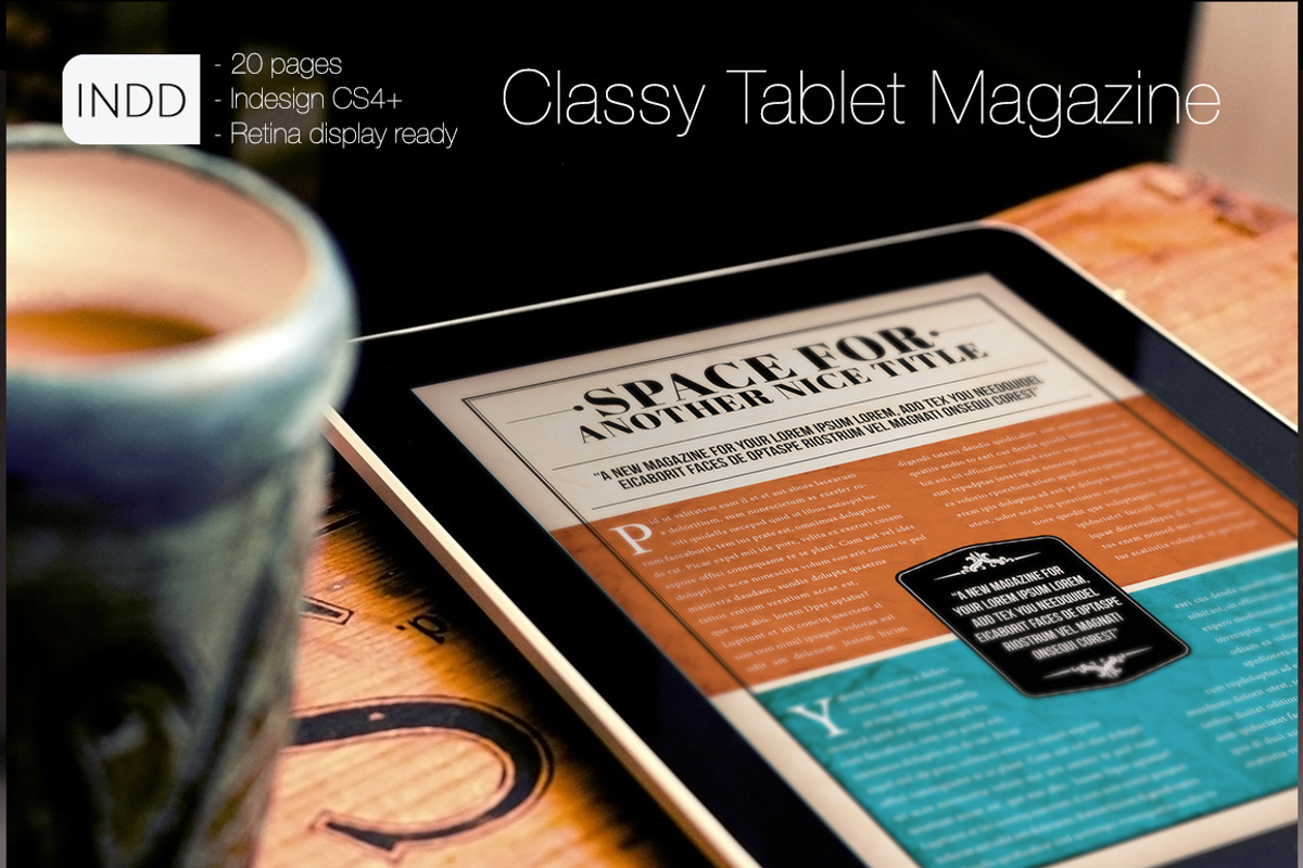 Classy MGZ for Tablet, a Magazine Template by Luuqas Design (Photo 1 of 6)
