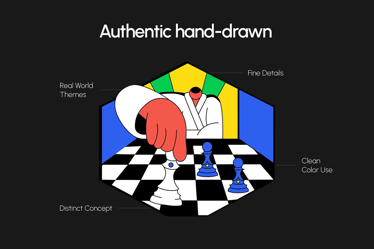 75 Chess Flat Illustrations, a Sport Illustration by Brickclay (Photo 4 of 10)