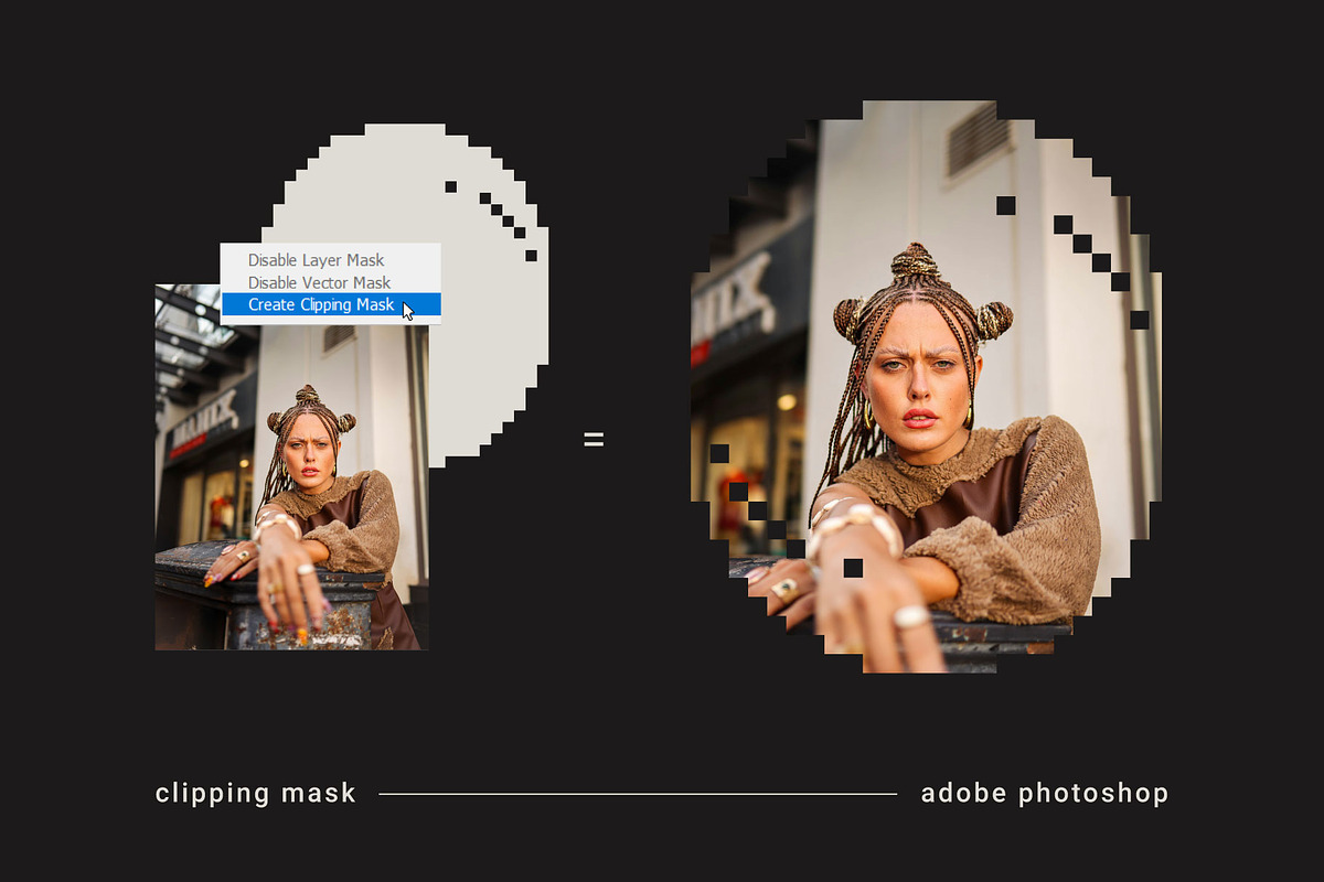 Pixel Shape Masks | Overlay Pack, a Graphic by stasylionet (Photo 7 of 10)