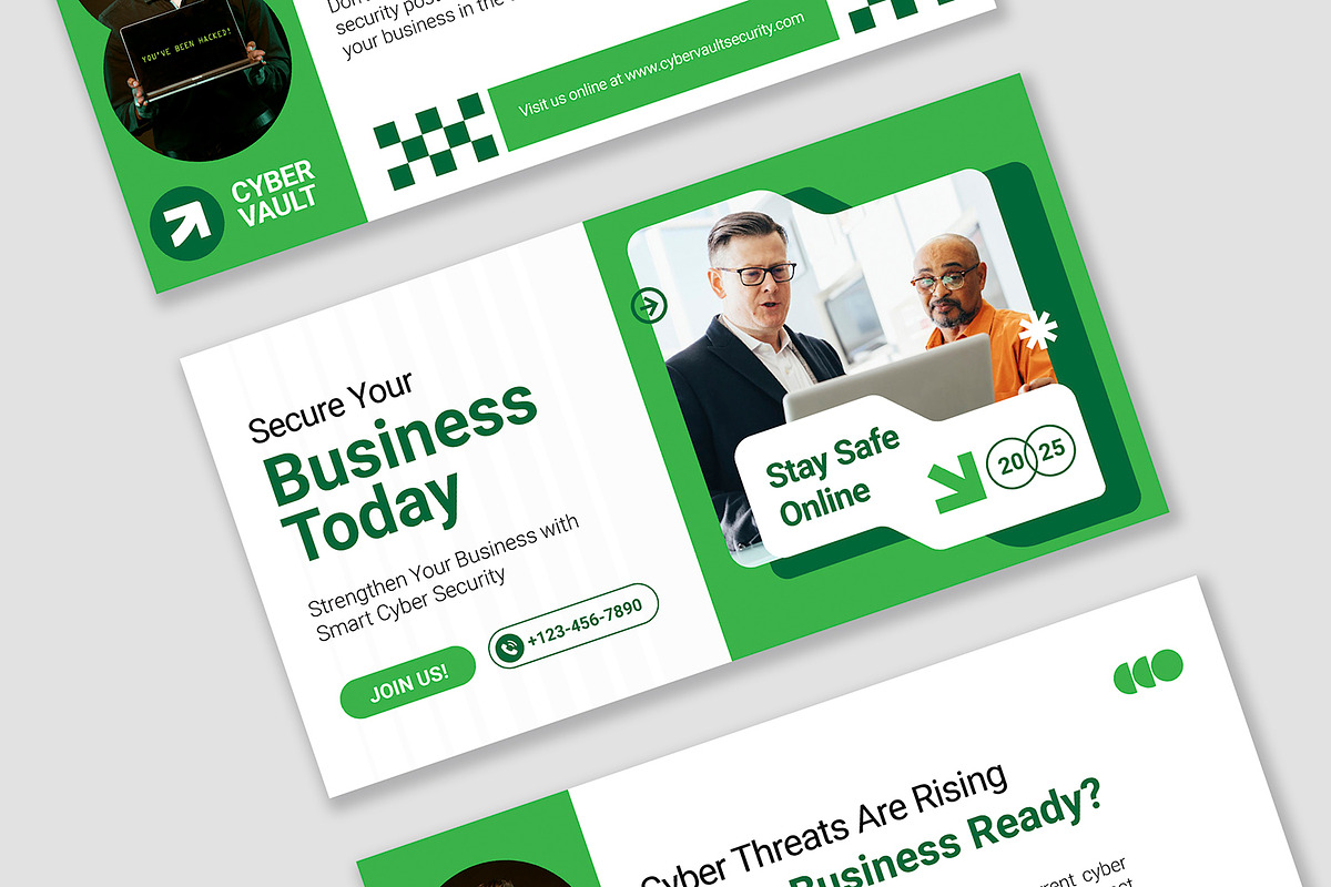 Cybervault Security - Facebook Ads, a Social Media Template by Esensifiksi.studio (Photo 2 of 3)