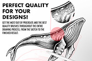 Stipple Brushes For Procreate, a Brush Add-On by Nuclear Brushes (Thumbnail 5 of 10)