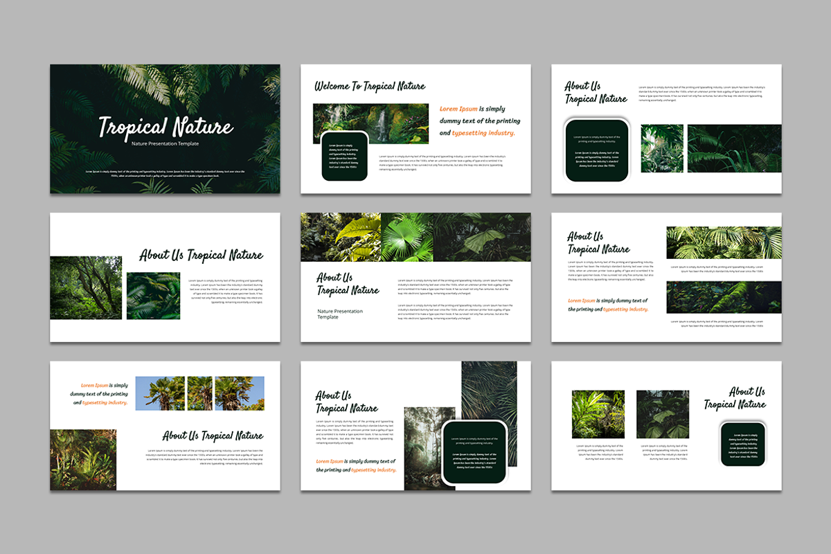 Tropical Nature - Keynote Template, a Presentation Template by QR Design Studio (Photo 2 of 3)