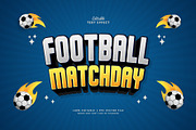 Text Effect Football Matchday, a Layer Style Add-On by Navy Graphic (Thumbnail 1 of 2)